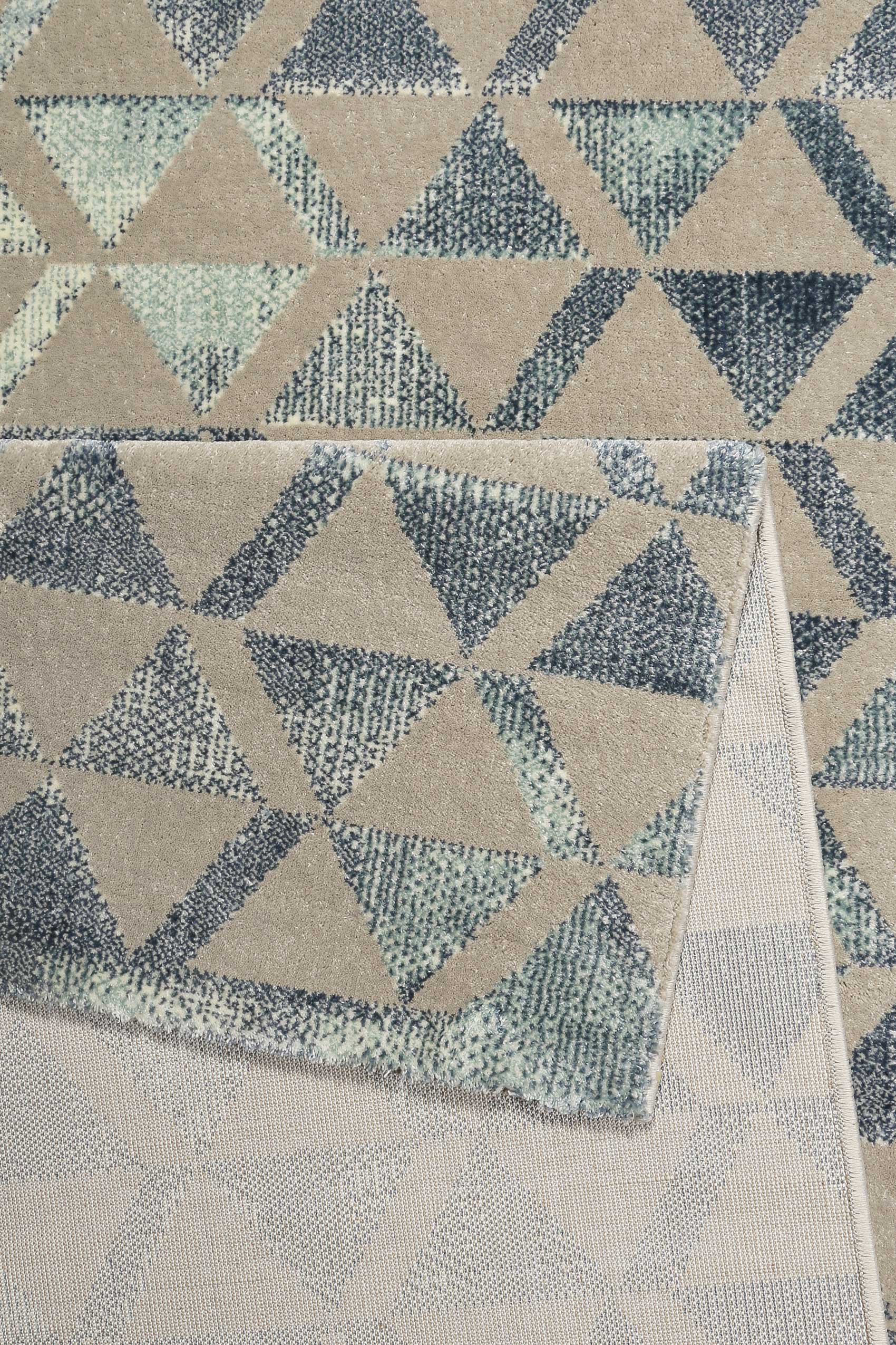 Teppich Grau Blau Silber Kurzflor "Pearl 2.0" WECONhome
