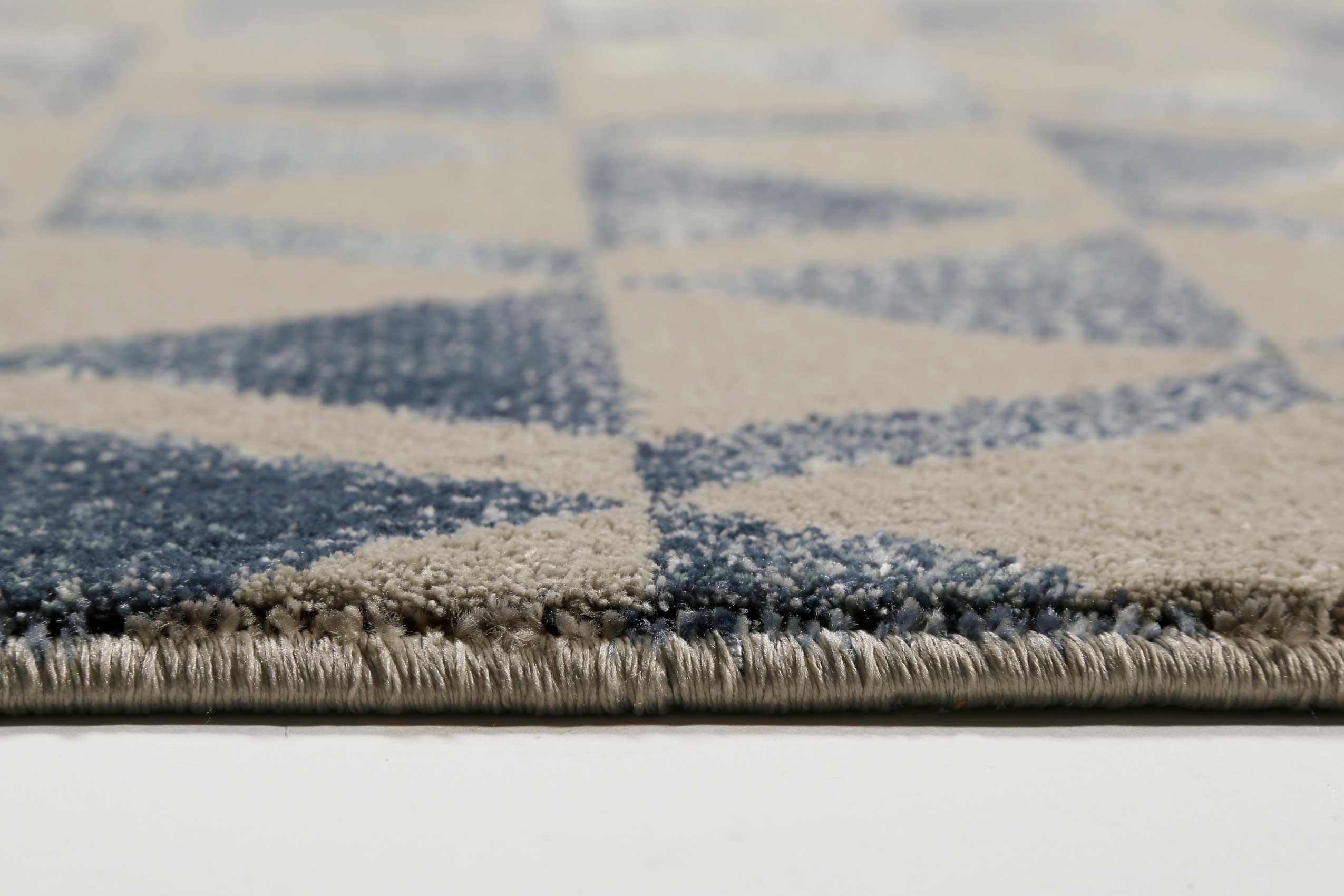 Teppich Grau Blau Silber Kurzflor "Pearl 2.0" WECONhome