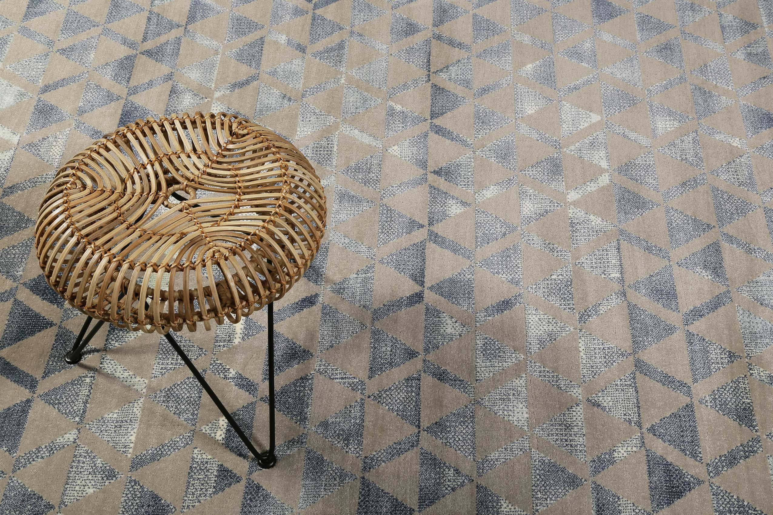 Teppich Grau Blau Silber Kurzflor "Pearl 2.0" WECONhome