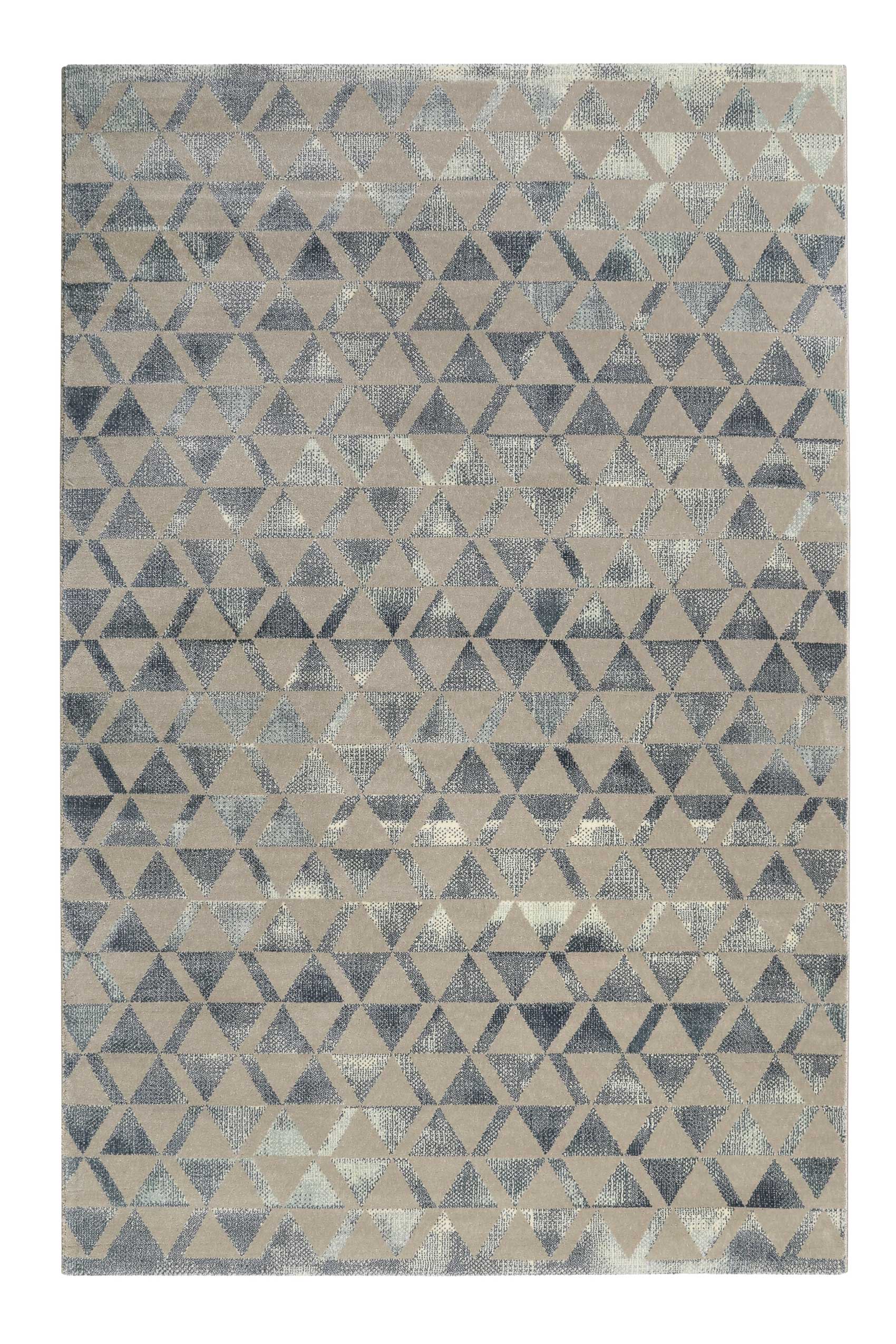 Teppich Grau Blau Silber Kurzflor "Pearl 2.0" WECONhome