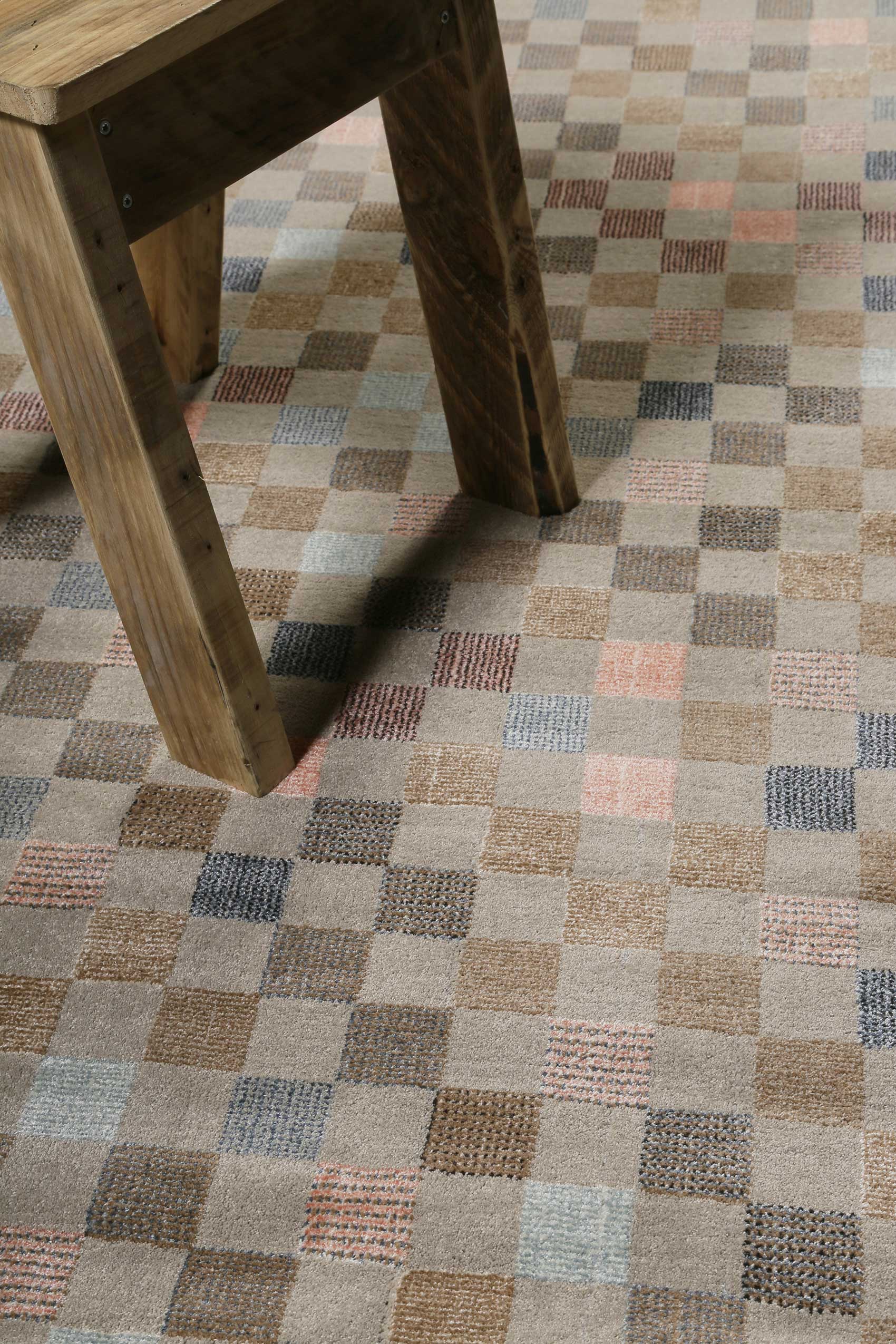 Teppich Beige Bunt Kurzflor "Physical 2.0" WECONhome