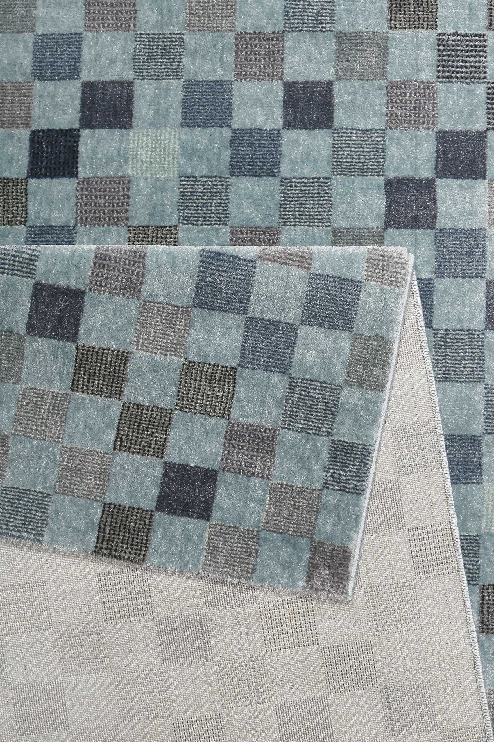 Teppich Blau Kurzflor "Physical 2.0" WECONhome