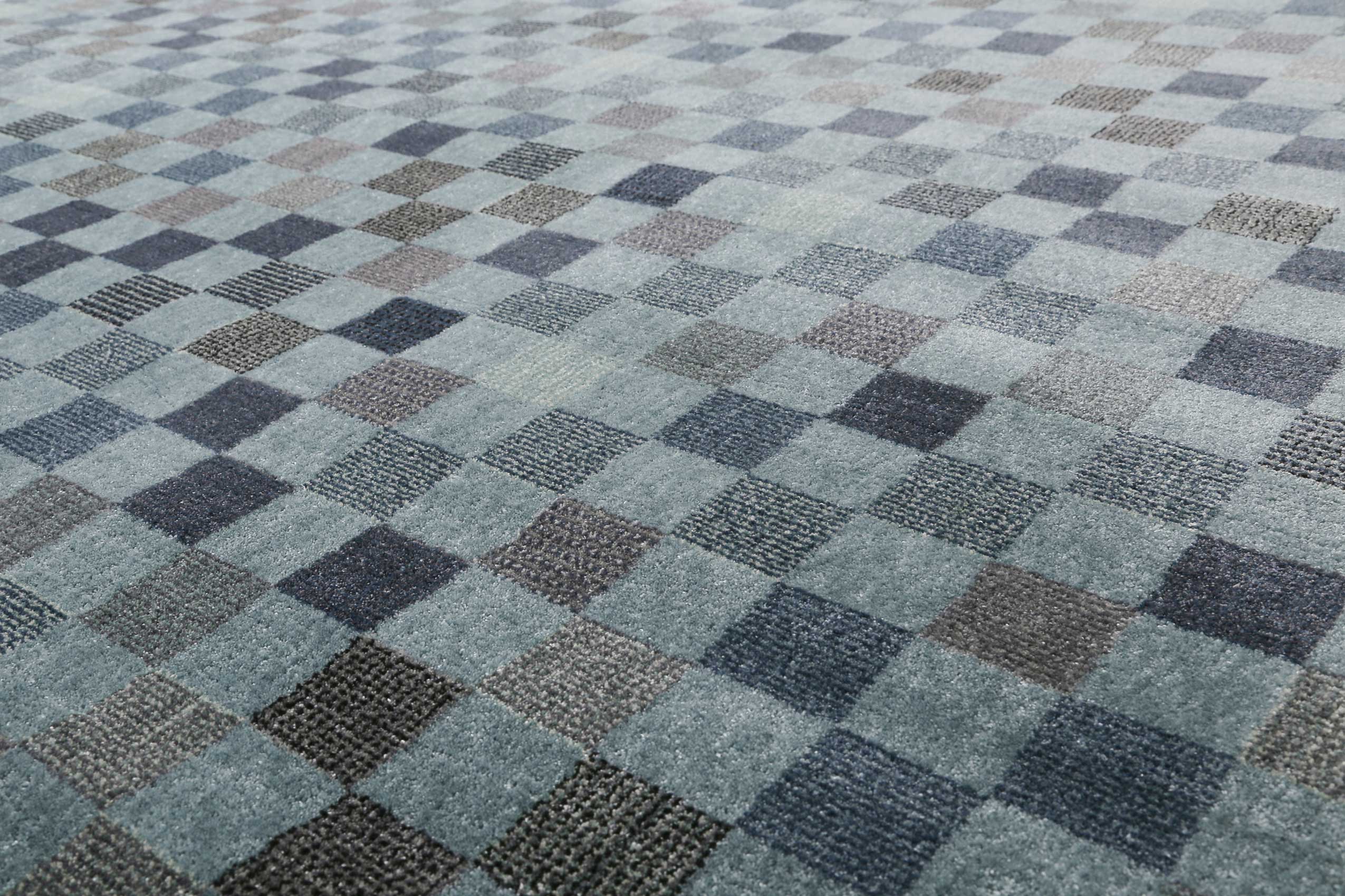 Teppich Blau Kurzflor "Physical 2.0" WECONhome