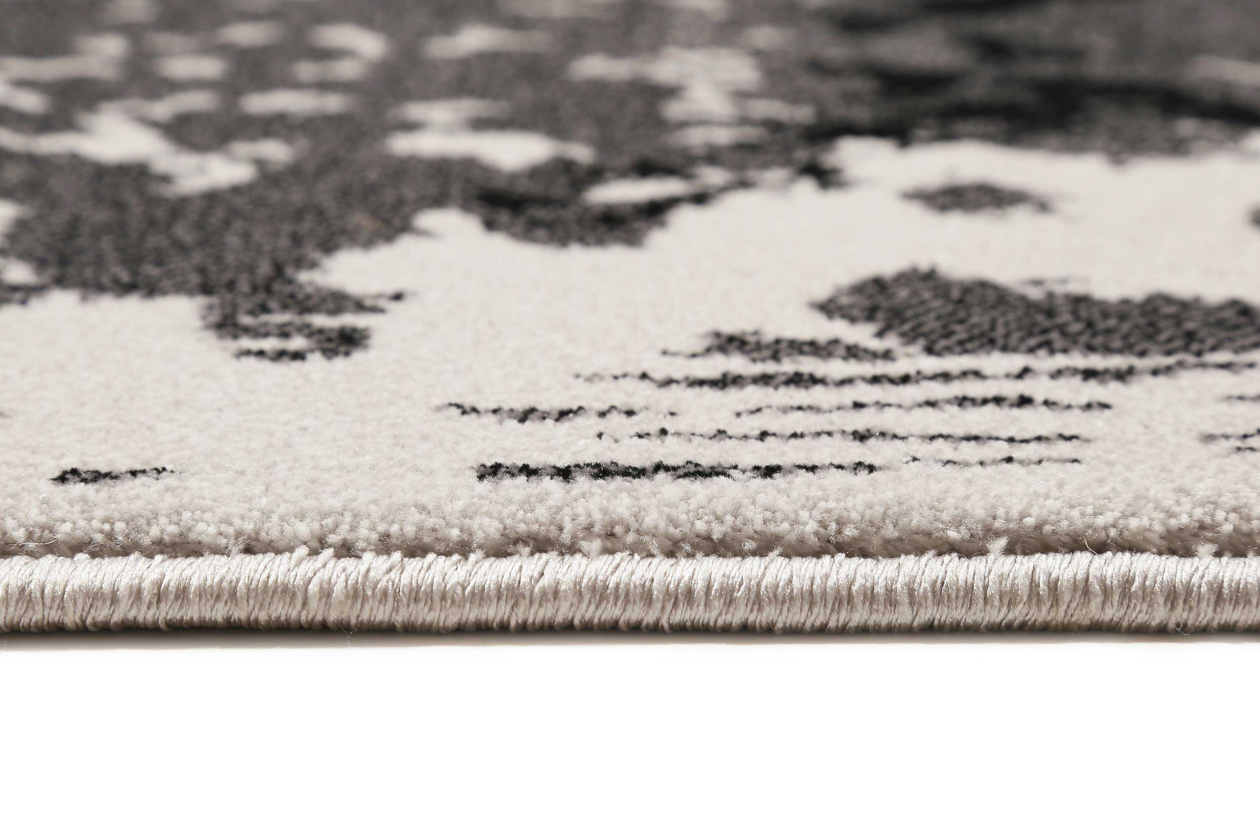 Teppich Animal Print Grau Silber "Phyton" WECONhome