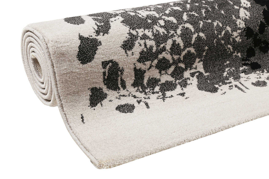Teppich Animal Print Grau Silber "Phyton" WECONhome