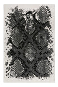 Teppich Animal Print Grau Silber "Phyton" WECONhome