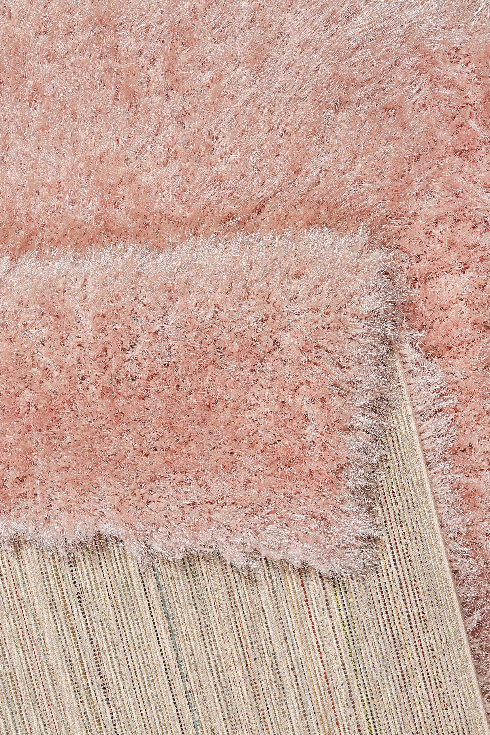 Teppich Rosa glänzend Hochflor "Shiny Touch" WECONhome