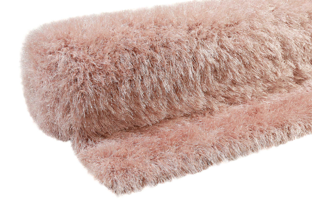 Teppich Rosa glänzend Hochflor "Shiny Touch" WECONhome