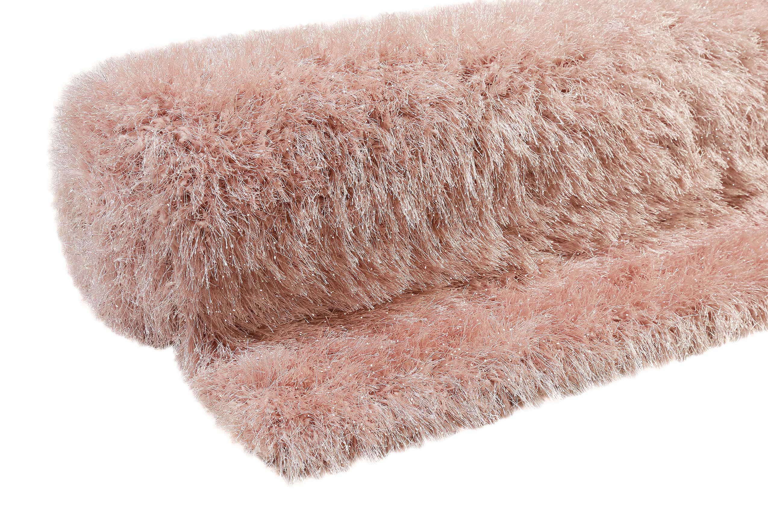 Teppich Rosa glänzend Hochflor "Shiny Touch" WECONhome