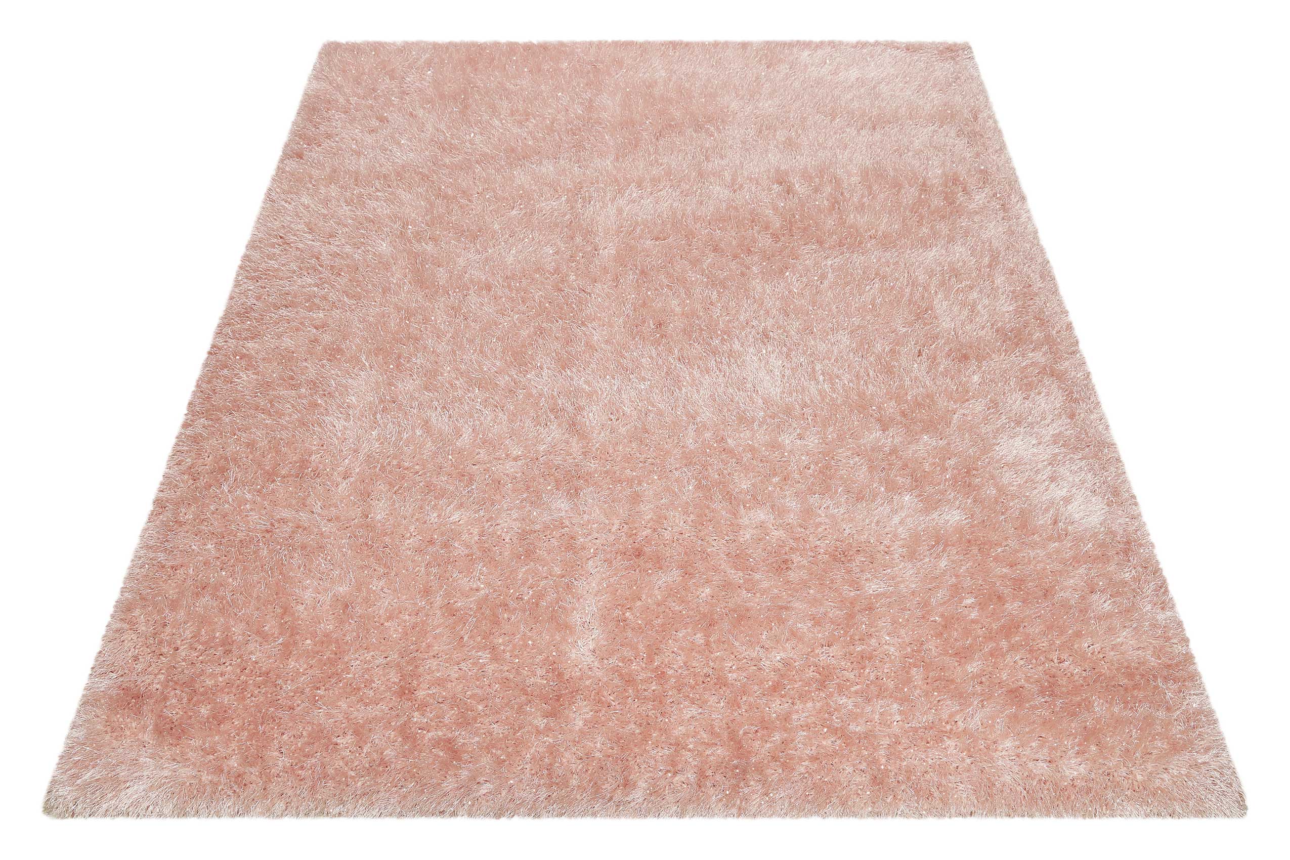 Teppich Rosa glänzend Hochflor "Shiny Touch" WECONhome