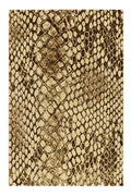 Teppich Animal Print Beige Braun "Snake" WECONhome