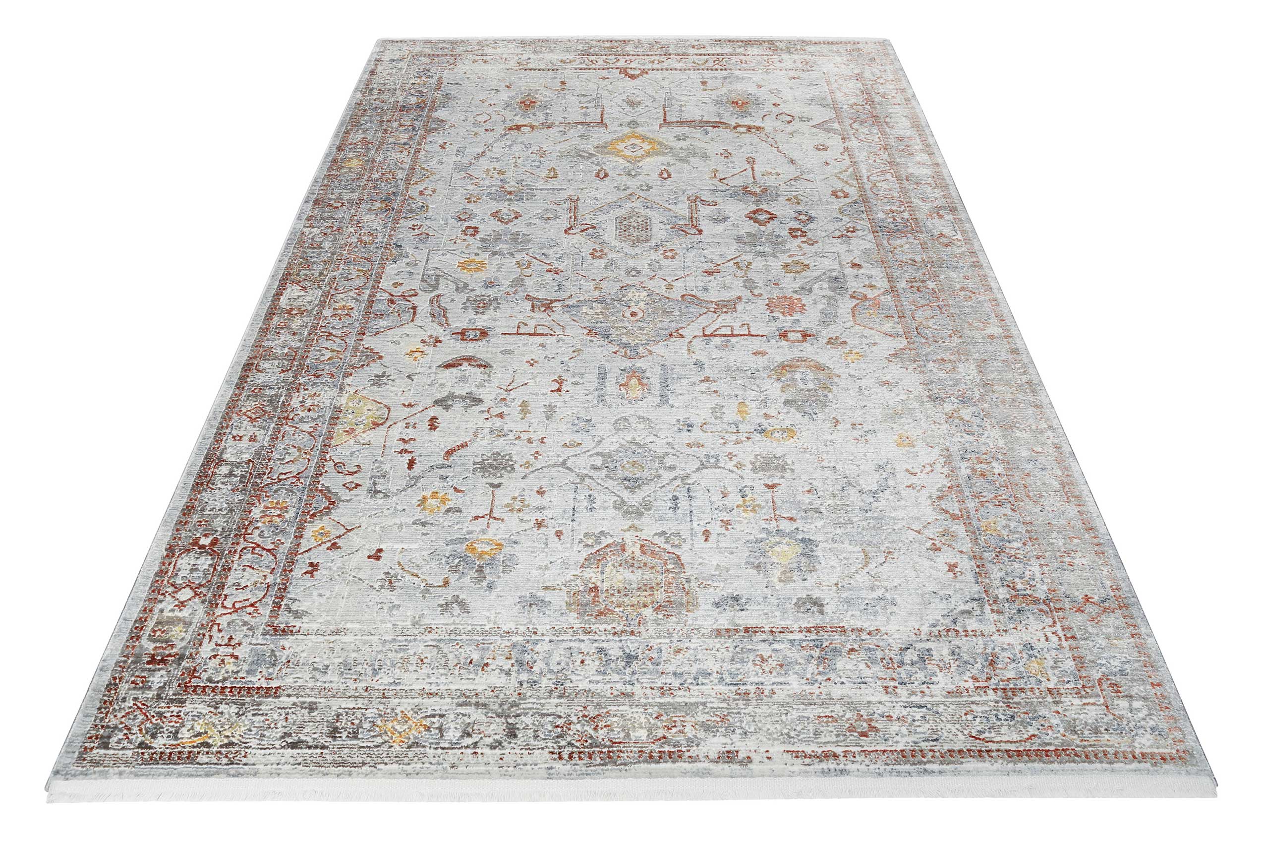 Teppich Beige Multicolor Vintage Kurzflor "SoHo Beat" WECONhome