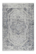 Teppich Grau Blau Vintage Kurzflor "SoHo Touch" WECONhome