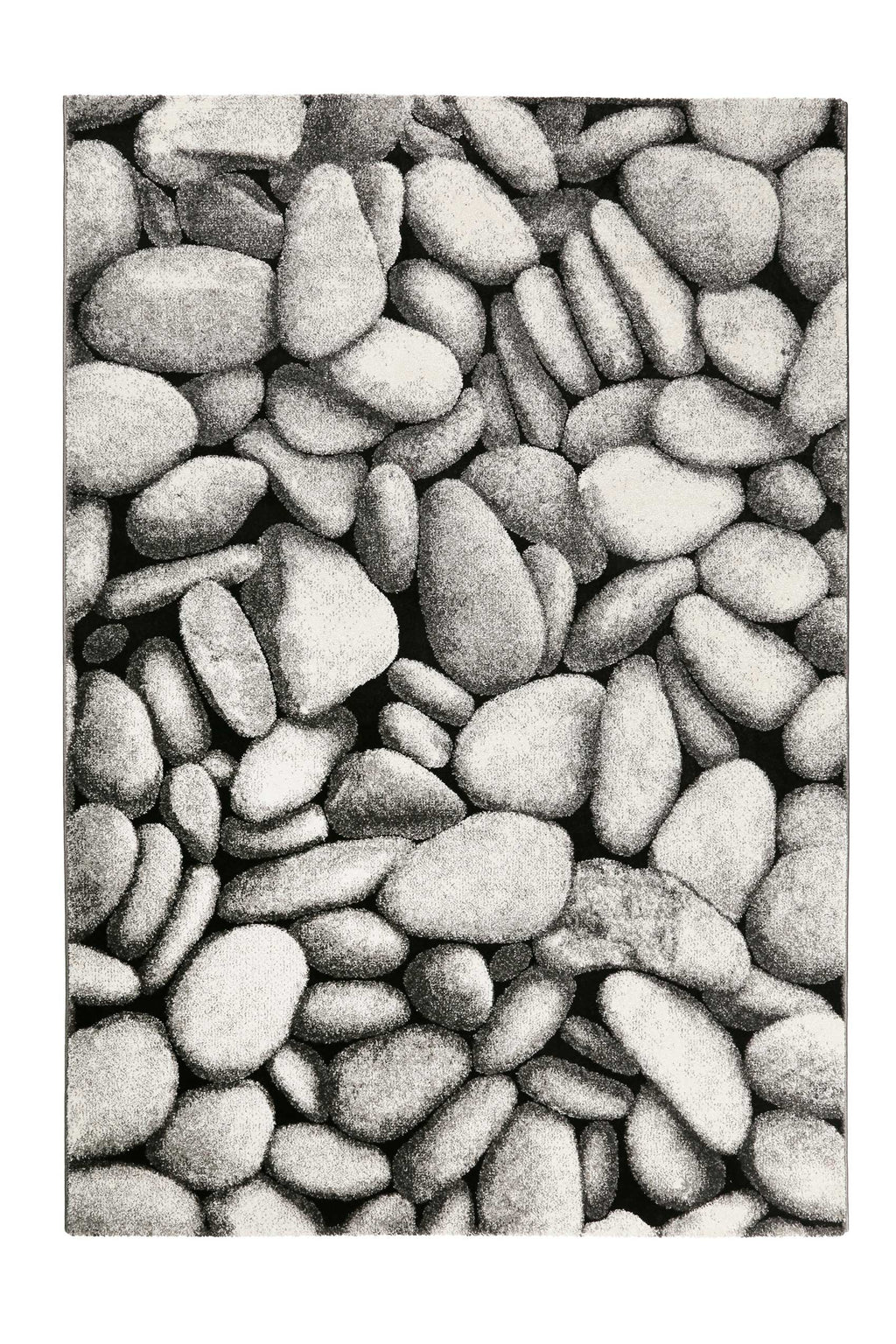 Teppich Grau Anthrazit Kurzflor "Stony Island" WECONhome