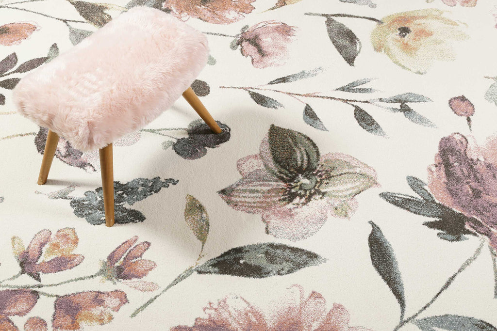 Teppich Weiß Rosa "Summer Breeze" WECONhome