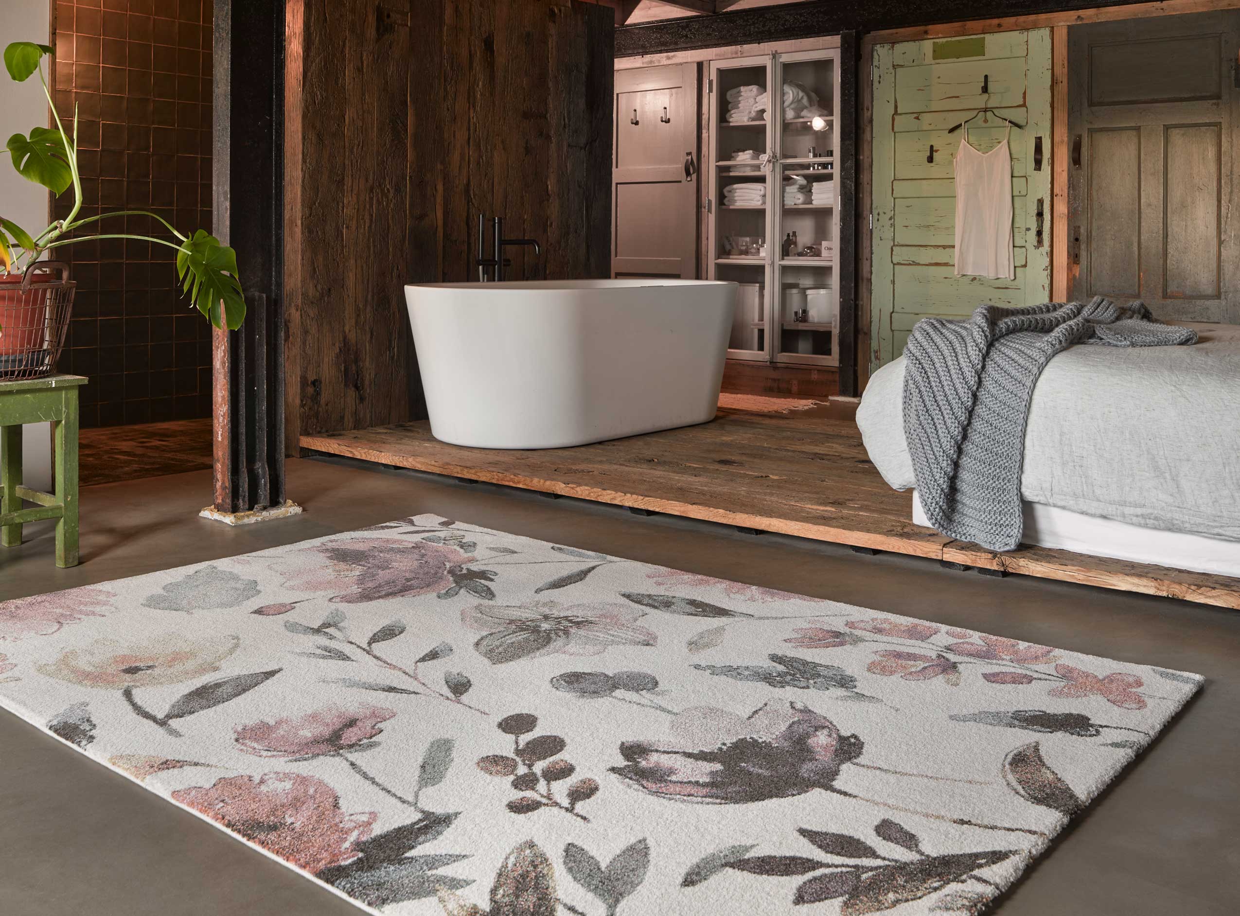 Teppich Weiß Rosa "Summer Breeze" WECONhome