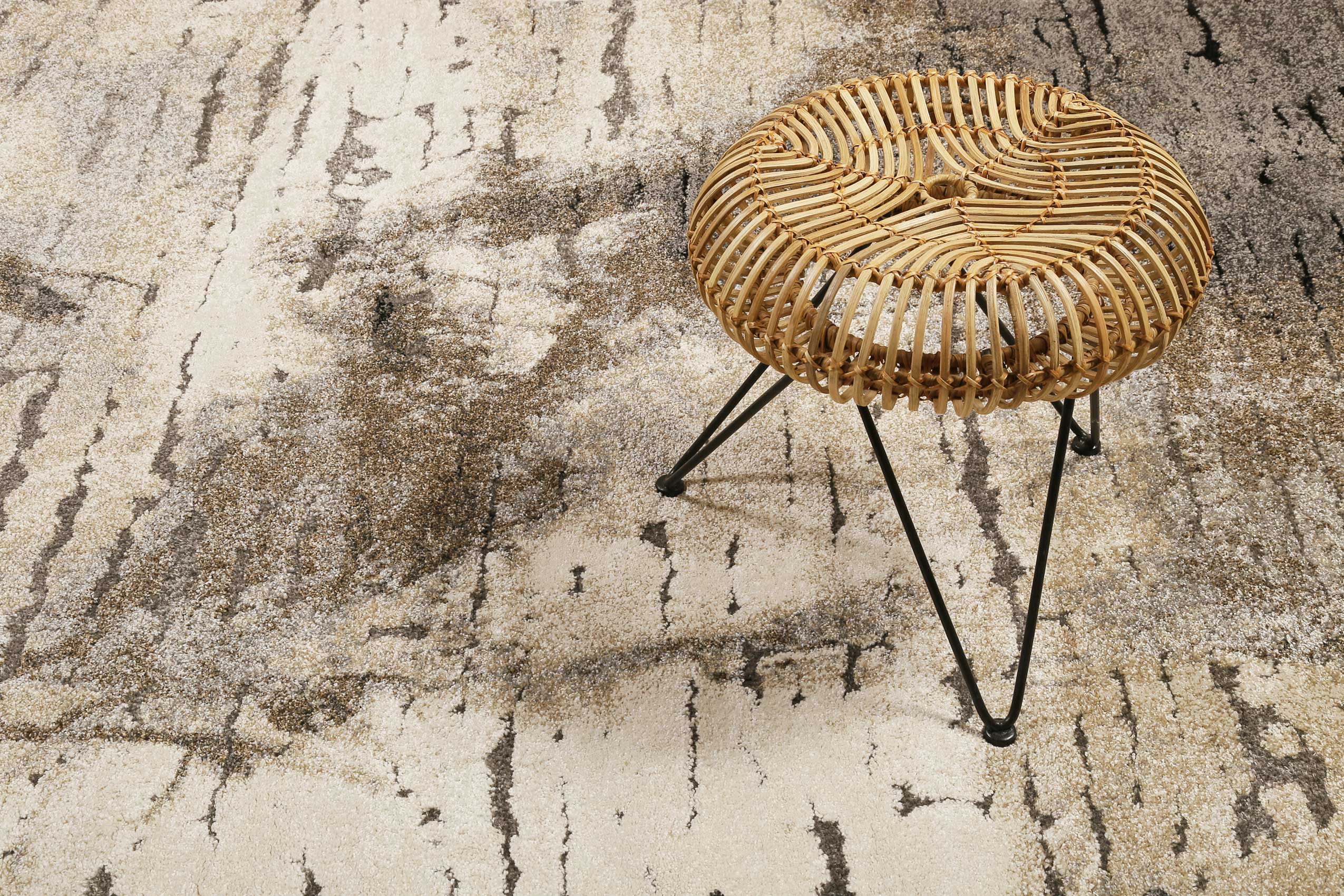 Teppich Holzbraun Kurzflor "Timber" WECONhome