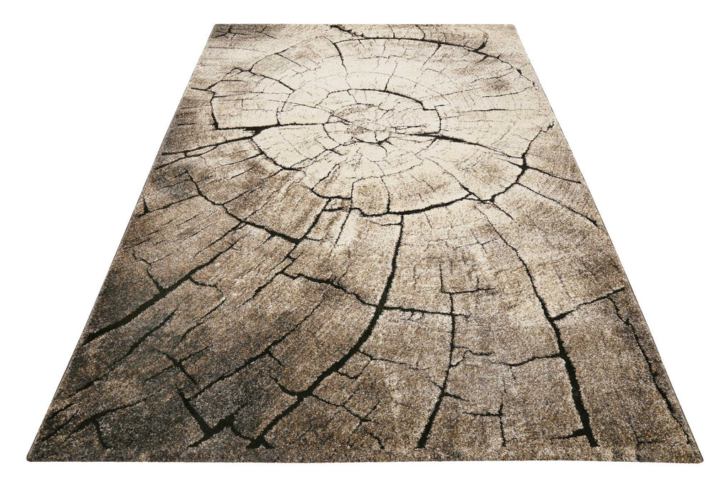 WECONhome Kurzflor Teppich "Wild Oak" holz braun