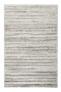 Teppich Grau Creme Weiß Kurzflor "Woodland" WECONhome