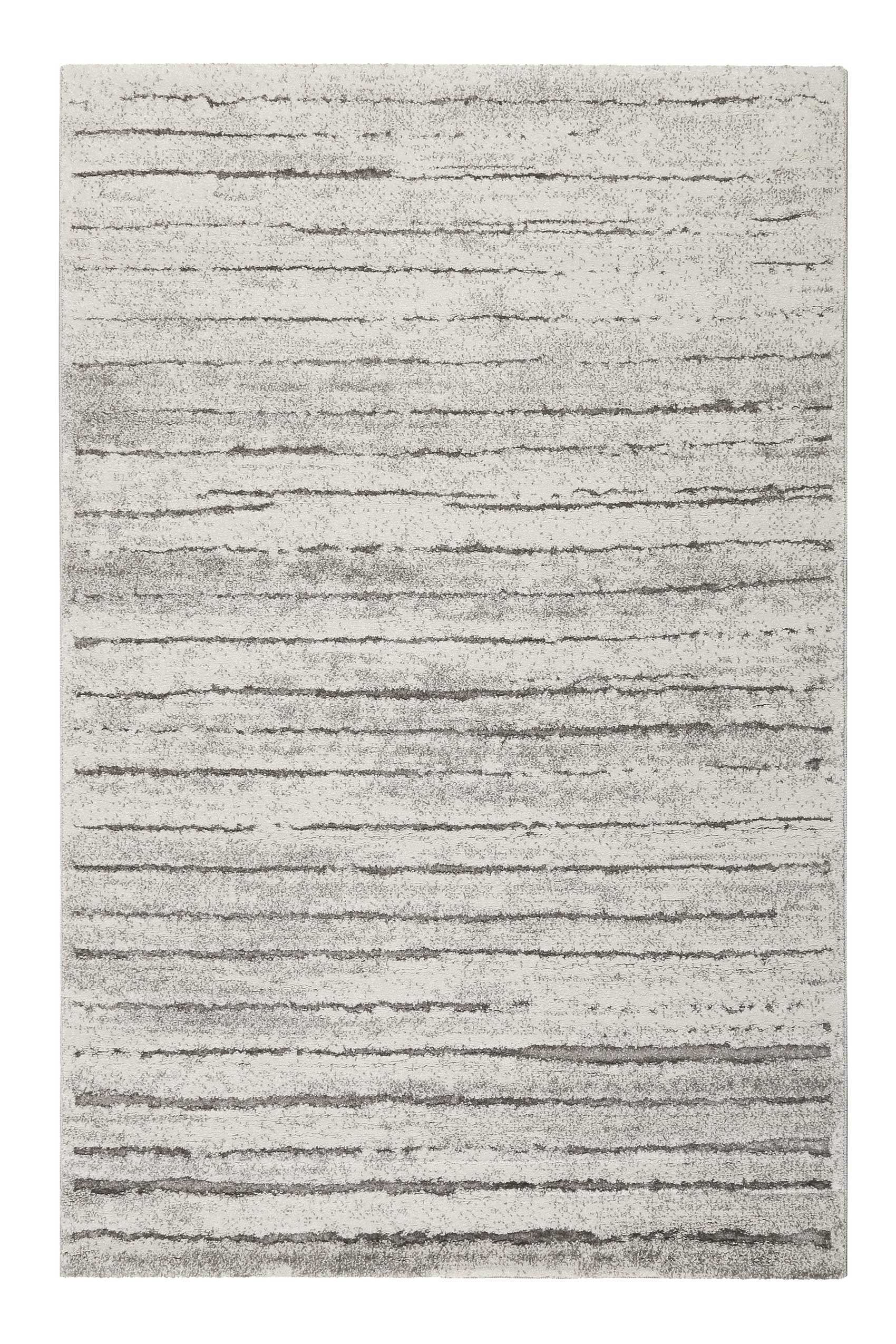 Teppich Grau Creme Weiß Kurzflor "Woodland" WECONhome