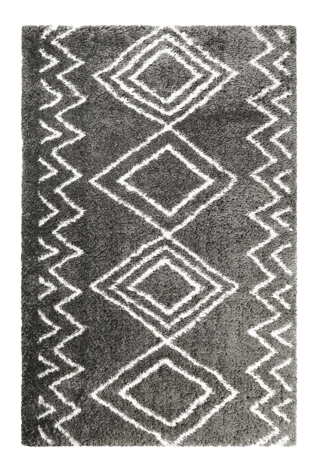 Teppich Grau Hochflor "Boho&Scandic Yagour" WECONhome