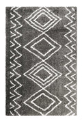 Teppich Grau Hochflor "Boho&Scandic Yagour" WECONhome