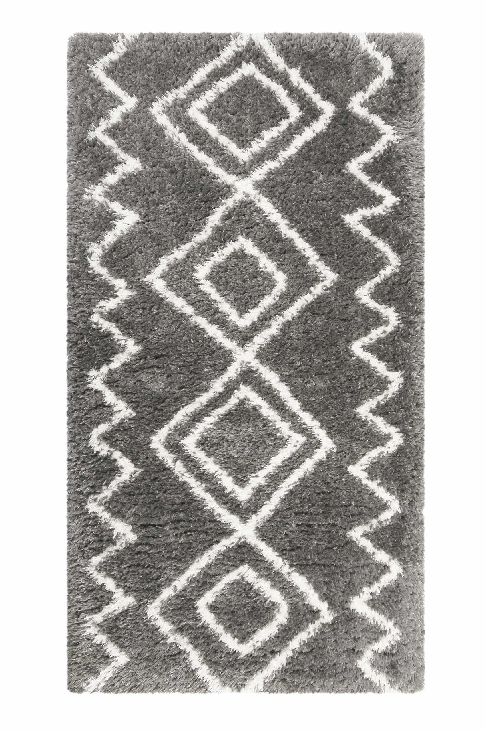 Teppich Grau Hochflor "Boho&Scandic Yagour" WECONhome